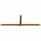 Ekena Millwork Eugene Rough Sawn Timber Gable Bracket, Western Red Cedar, 96"W x 32"H x 2"D x 4"F, 8/12 Pitch GBW096X32X0204EUG00RWR - alternate 4